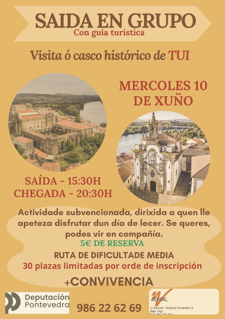 Visita ó casco histórico de TUI